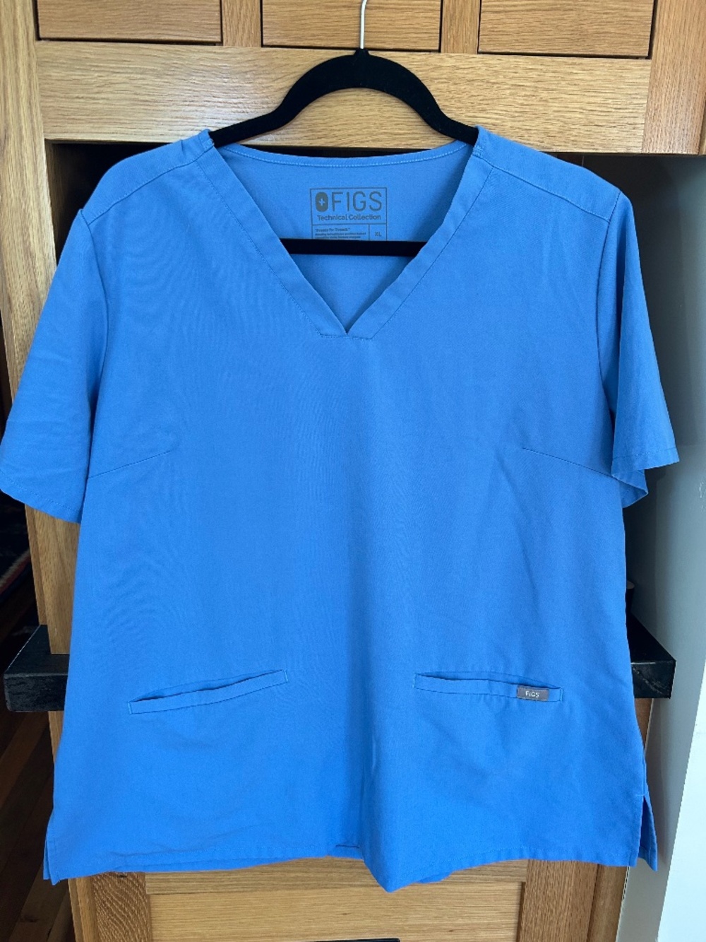 2pc Scrubs Set Figs Ciel Blue Casma Top XL Zamora Jogger XLP Petite